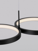 Designerska lampa wisząca GARCIA LE42829 Luces Exclusivas LED 41W 3000K czarna
