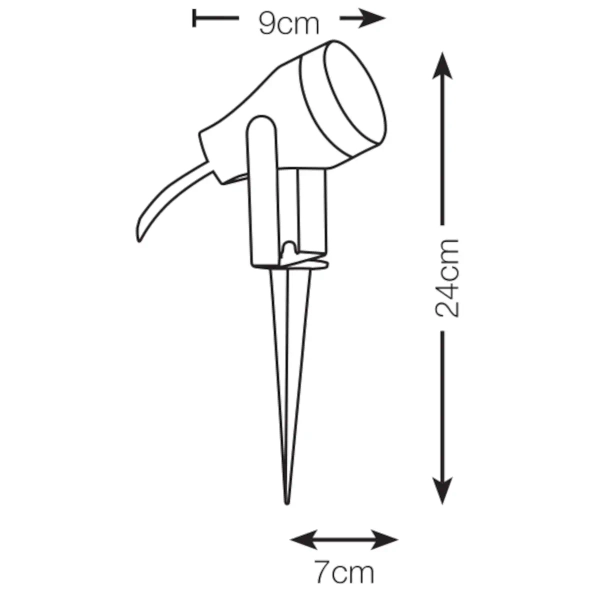Gruntowa lampa z czujnikiem Garden 106940 Markslojd IP44 czarny