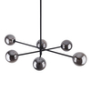 Przydymiona lampa sufitowa Sarius 6236 TK Lighting grafitowa czarna