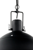Industrialna LAMPA wisząca NAUTILIUS L 10269106 Kaspa metalowa OPRAWA okrągły ZWIS na łańcuchu czarny