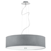 LAMPA wisząca 6774 metalowa OPRAWA okrągły zwis abażurowy czarny