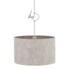 Lampa abażurowa wisząca CEDRO 11664 do salonu beżowa
