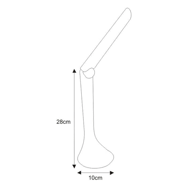 Ledowa lampa stołowa Aston K-MT-205 do gabinetu LED 5W 4000K biała