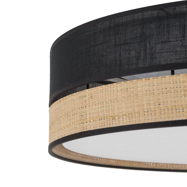 Okrągła lampa sufitowa Paglia 4763 TK Lighting do kuchni czarna