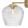 Stylowa lampa ścienna VENUS 21051109 kinkiet szklany przezroczysty