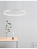 Loftowa lampa wisząca Jaca pierścień LED 40W 3000K biały