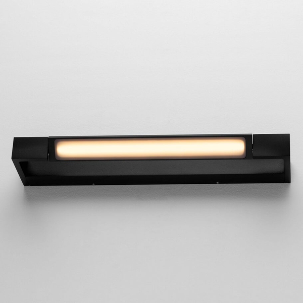 Łazienkowy kinkiet ścienny JUSTO LE44300 LED 12W 3000K IP44 czarny