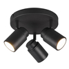 Sufitowa lampa potrójna BRISA DL332880430 IP44 tuby regulowane czarny