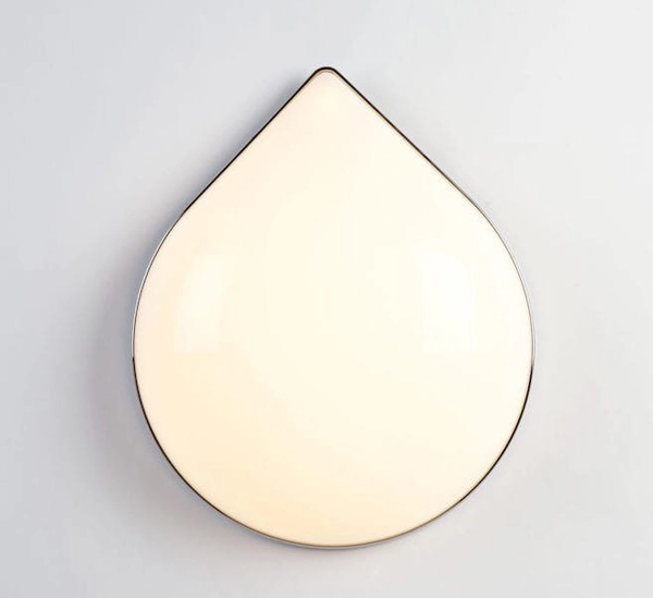 Kinkiet ścienny CGDROPW Copel szklana OPRAWA kropla LED 36W 3000K do sypialni złota biała