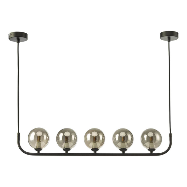 Wisząca lampa molekułowa Cradle CRA0522-01 czarny przydymiony