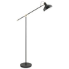 Industrialna Lampa podłogowa A4009-SBK-SBK do czytania złoty czarny