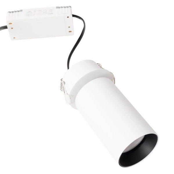 Regulowany wpust sufitowy HALO H0126 Maxlight LED 9W 3000K biały czarny