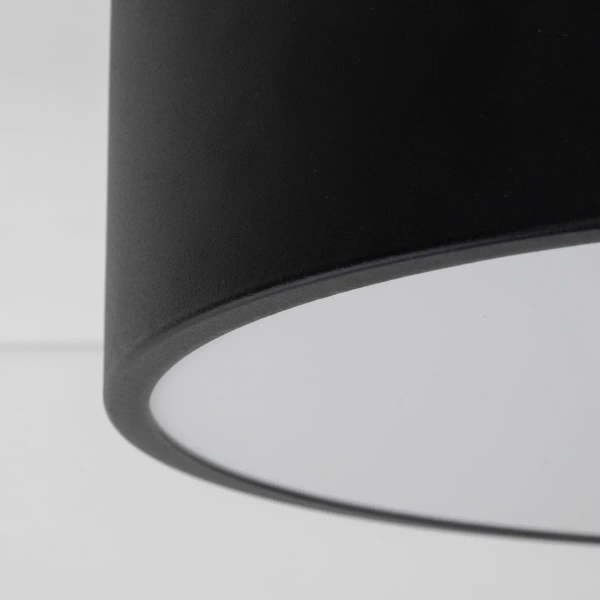 Plafon okrągły do łazienki Livo 10986 IP54 biały czarny