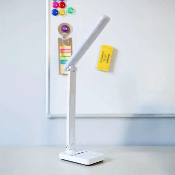 Nowoczesna lampa BIURKOWA 1949-WH LED 8W CCT regulowana biała
