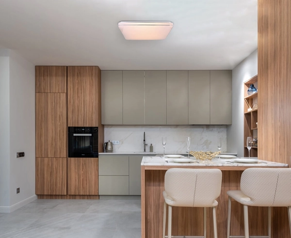 Plafon Lassy 48406-48SH efekt iskierek LED 48W biały chrom