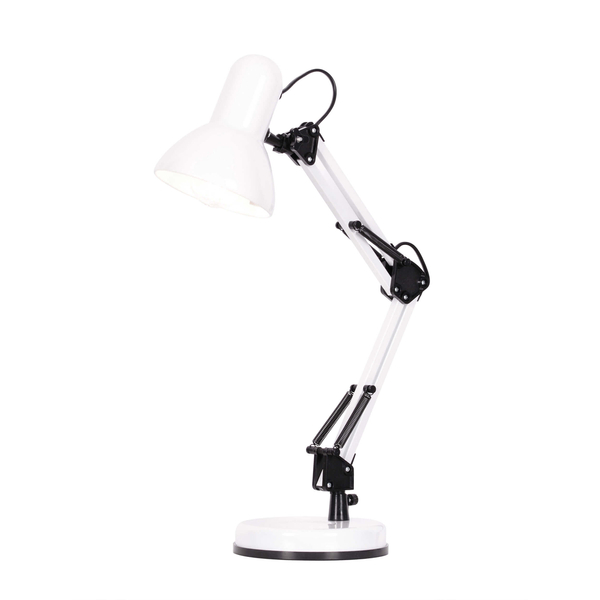 Regulowana lampa biurkowa Cosmo K-MT-COSMO Kaja do gabinetu biała czarna