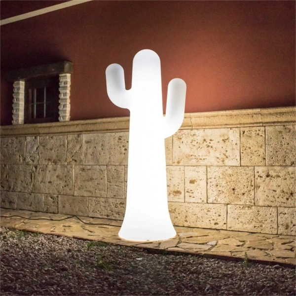 Lampa zewnętrzna stojąca PANCHO 3089 LED 18W 3000K kaktus IP65 biała