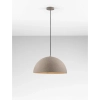 Wisząca lampa do jadalni NAVIRTA LE45342 kopułowa brązowa