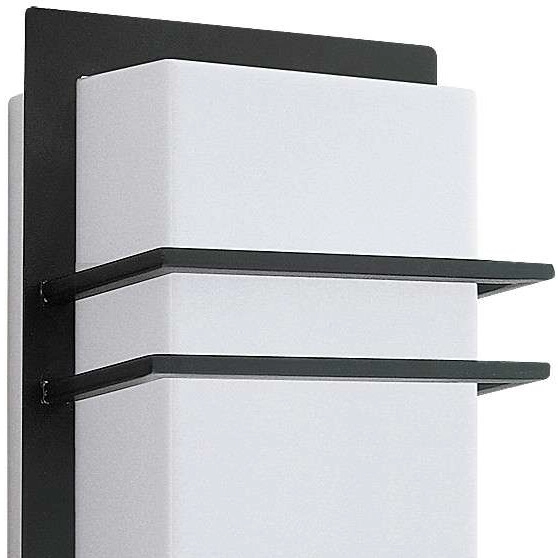 Zewnętrzna LAMPA ścienna SEATTLE 8169 Rabalux elewacyjna OPRAWA prostokątna outdoor IP44 czarna