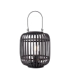Bambusowa lampa nocna Mathias 101674 drewniany czarny