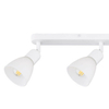 Natynkowa lampa potrójna Malta LP-877/3W WH regulowana nad obraz metalowa biała