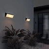 Prostokątna lampa ścienna Brick O436WL-L20GF3K LED 20W 3000K IP54 grafit