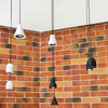 Stożkowa lampa wisząca Bell 521003102 Elkim LED 5W 3000K loft biała