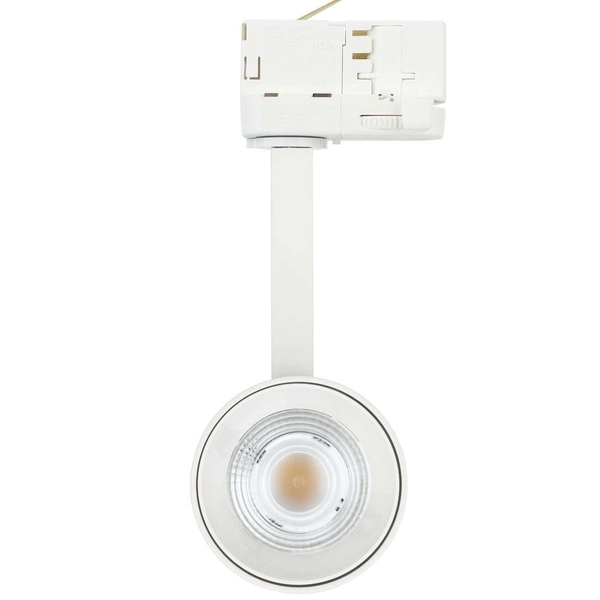 Regulowana LAMPA sufitowa MILO 8765 Nowodvorski okrągła OPRAWA metalowa LED 15W 4000K do systemu szynowego 3 - fazowego biała