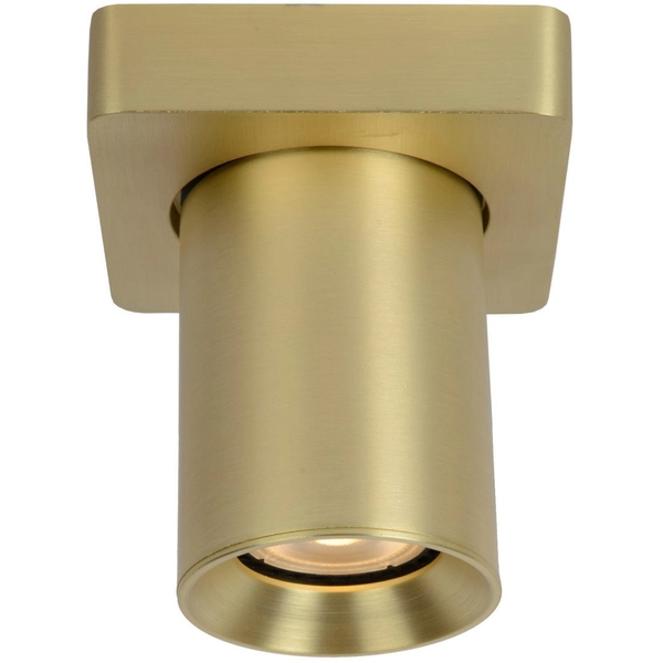 Reflektorek LAMPA sufitowa NIGEL 09929/05/02 Lucide metalowa OPRAWA plafoniera regulowany downlight złoty