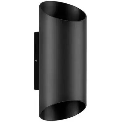 Lampa ścienna góra-dół BRISENO LE75205 LED LED 9W 3000K tuba IP54 czarna