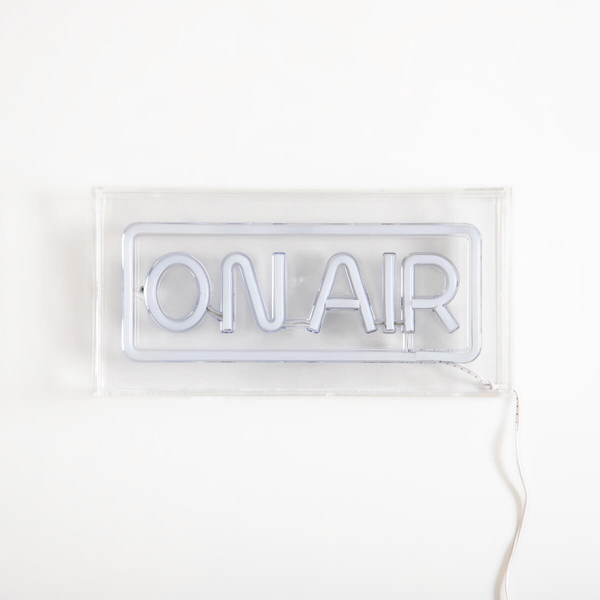 Neonowa lampka LED na stół Neon FM-WN46 Zumaline on air czerwona biała