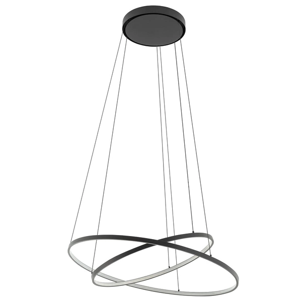 Zwisowa lampa salonowa Circolo 10864 Nowodvorski LED 35W 4000K czarna