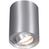 Okrągła lampa do przedpokoju sufitowy downlight aluminium