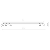 Nasufitowa lampa metalowa Fourty 11468 regulowana metalowa jedwabisty grafit