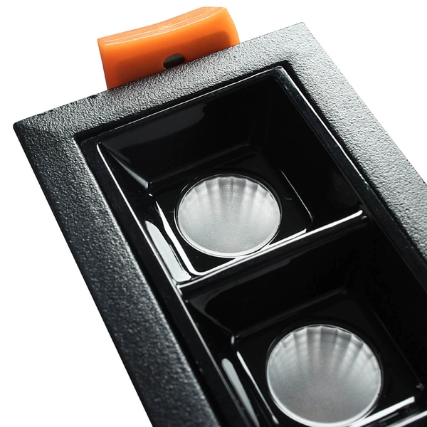 Podtynkowa lampa liniowa 589 Domeno LED 30W 4000K metalowa czarna