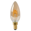 Żarówka świecznikowa LED 49043/03/62 Lucide E14 3W 2200K 115lm bursztynowa
