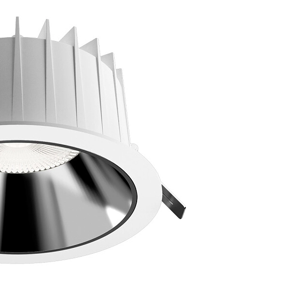 Łazienkowa LAMPA sufitowa KEA 8767 Nowodvorski okrągła OPRAWA wpust LED 40W 4000K metalowy IP44 biały