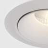 Wpustowa lampa Yin DL031-L12W3K-D-W Maytoni LED 12W 3000K do jadalni biała