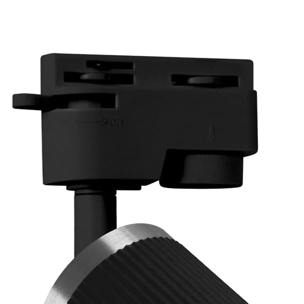 Reflektor do szynoprzewodów 1-faz Frida 4195 Ideus z regulacją chrom czarny