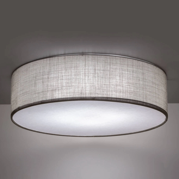 Jadalniana lampa nasufitowa Earth 4661 okrągła biała ciemnoszara