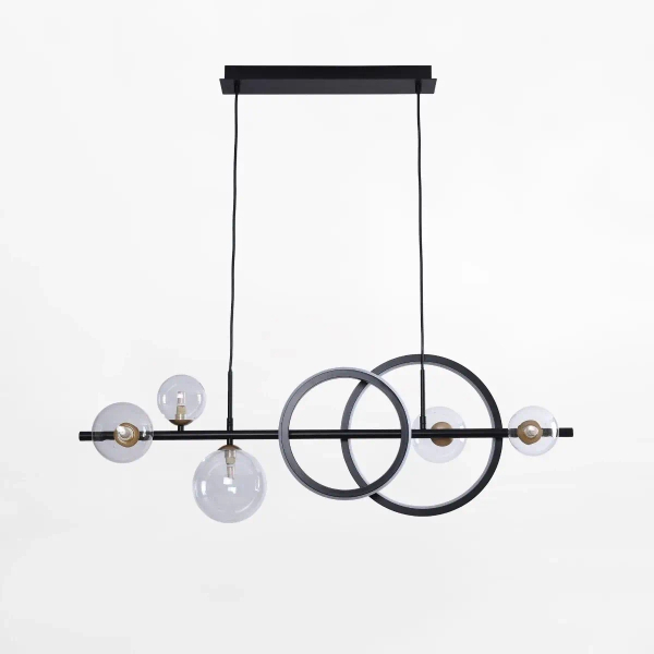 Designerska lampa wisząca TAREMI 003064-031208 LED 20W CCT czarny