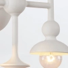 Świecznikowa lampa ścienna Cadence QN-CADENCE-6WB-WHT do salonu biały