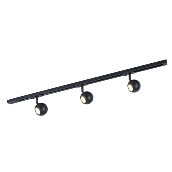 Zestaw reflektorki i szynoprzewód Marvi 920321-3-BL-SET Italux czarny