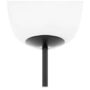 Wisząca lampa szklana do łazienki Epli Mini EM0122PS0 IP44 czarna biała