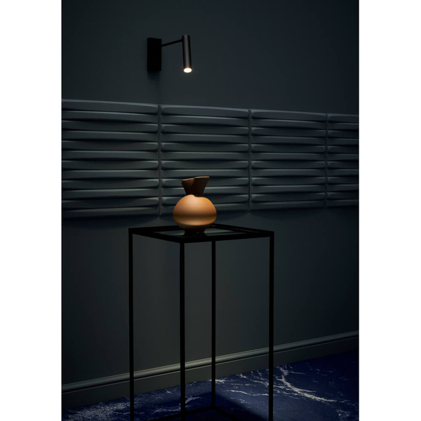 Ledowa lampa ścienna Roll 50928102 Kaspa 4,2W 3000K regulowana czarna