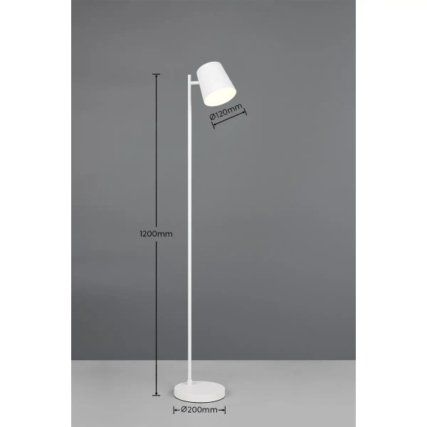Regulowana lampa podłogowa BLAKE R42111131 LED 4,5W 3000K biały