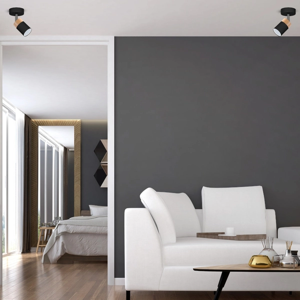 Sufitowa LAMPA loftowa JOKER MLP6303 Milagro metalowa OPRAWA regulowana tuba downlight czarny