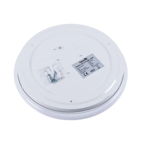 Okrągły plafon do łazienki PLA22NW LED 22W 4000-4500K IP44 biały