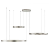 Pierścieniowa lampa wisząca BARI LE44316 LED 181W 3000K srebrna