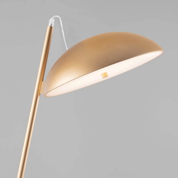 Podłogowa lampa metalowa VIBORAL LE44527 LED 30W 3000K złota